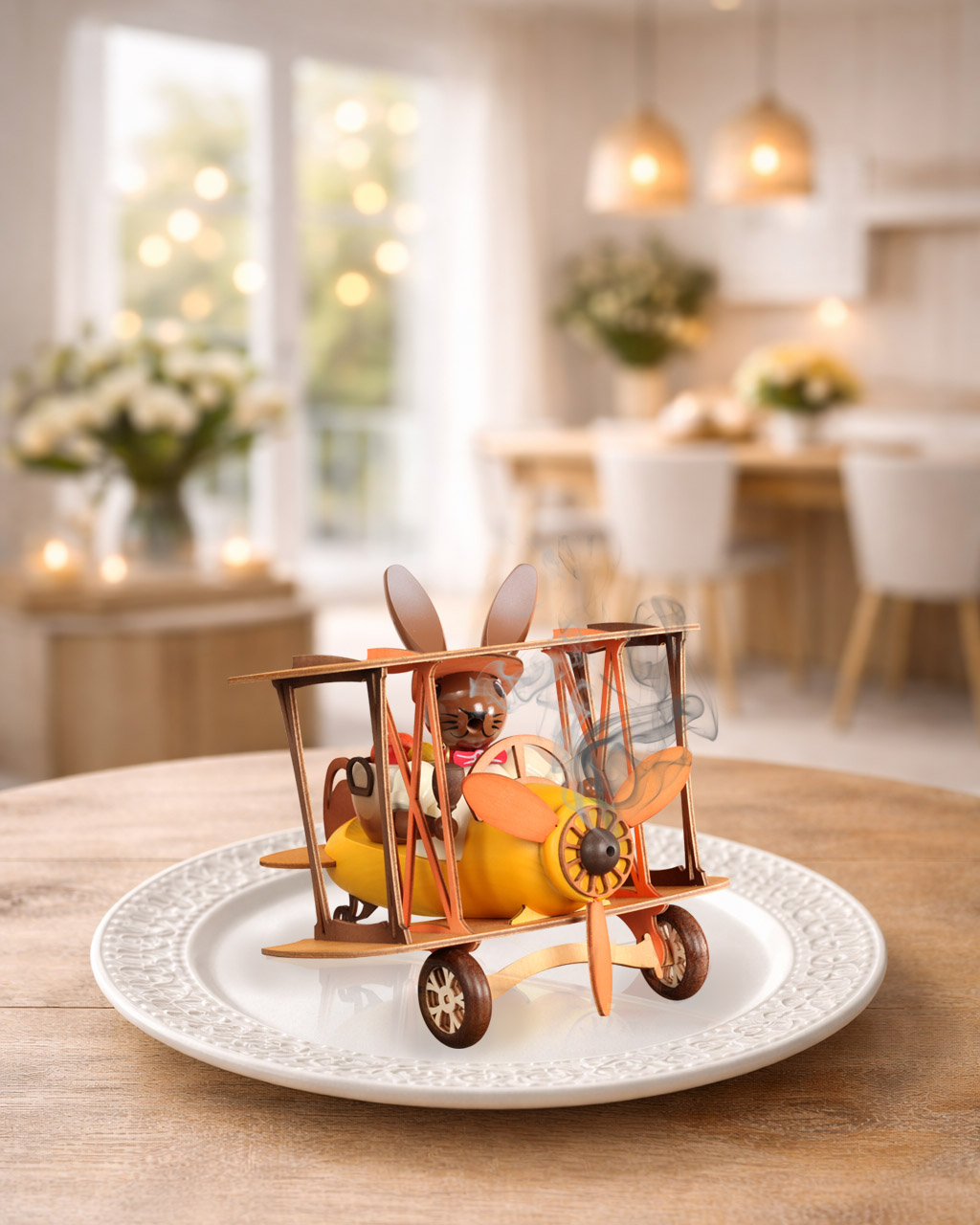 Räucherhaus Erzgebirge Ostern