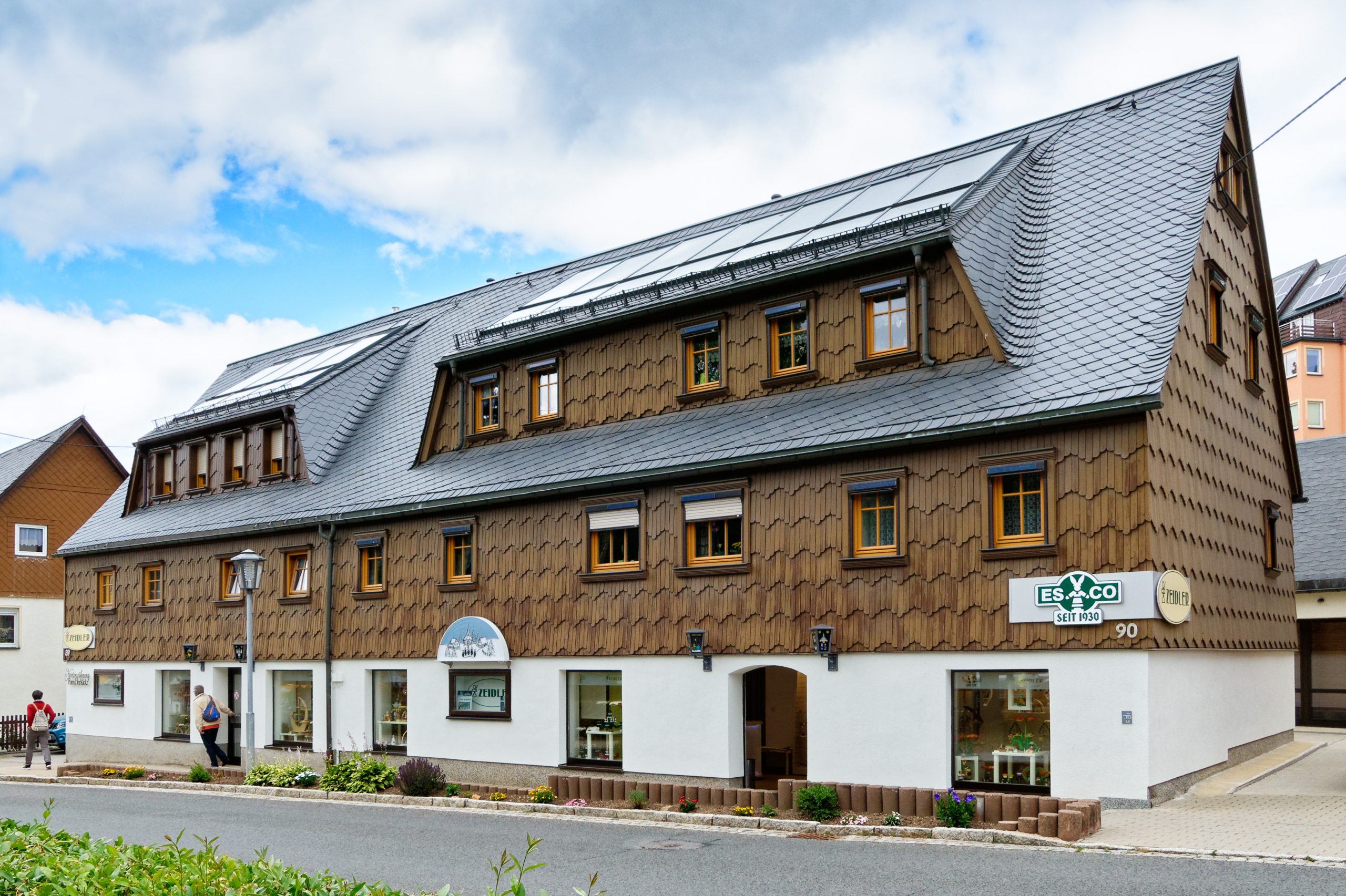 Seiffen Geschäft Holzkunst Zeidler